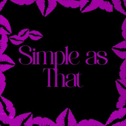 #simpleasthat album art