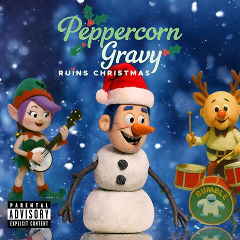 Peppercorn Gravy Ruins Christmas album art