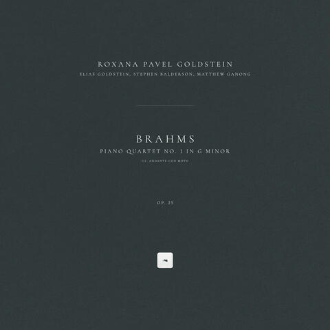 Piano Quartet No. 1 in G Minor, Op. 25: III. Andante con moto album art