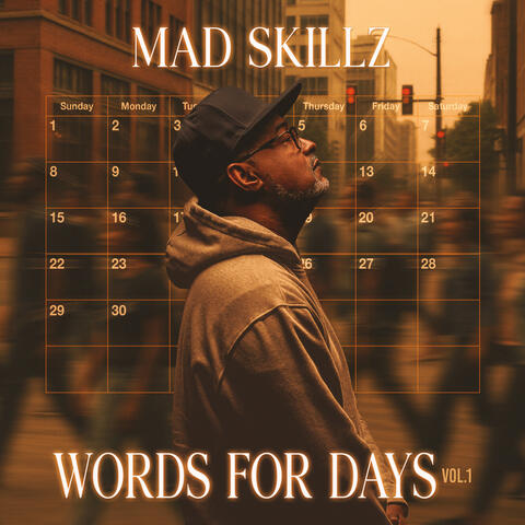 Words For Days, Vol. 1 album art