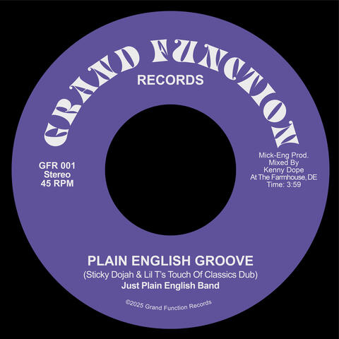 Plain English Groove album art