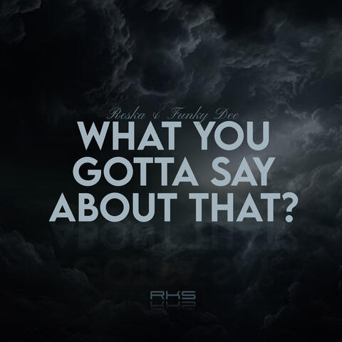 What You Gotta Say About That album art