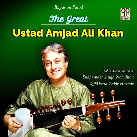 The Great Ustad Amjad Ali Khan album art