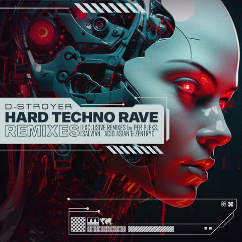 Hard Techno Rave Remixes album art