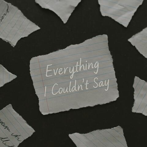 Everything I Couldn't Say album art