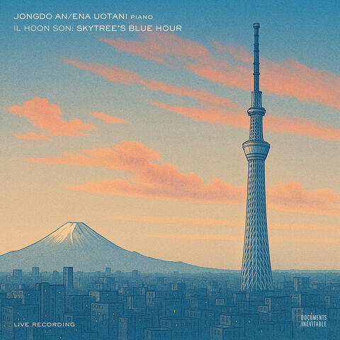 Il Hoon Son: "Skytree's Blue Hour" for two pianos album art