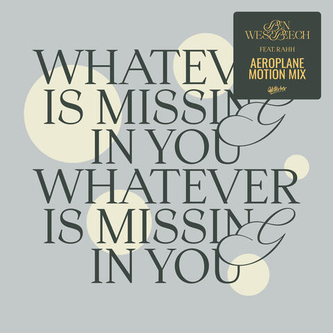 Whatever Is Missing In You album art