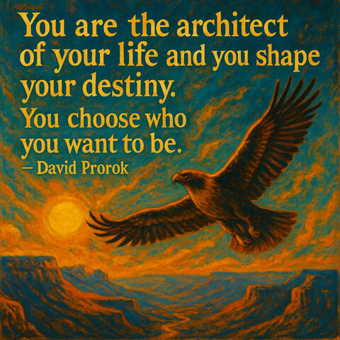 You Are the Architect of Your Life and You Shape Your Destiny. You Choose Who You Want to Be. album art