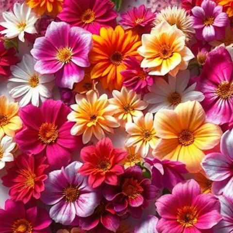 A dawn among flowers album art
