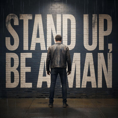 STAND UP, BE A MAN album art