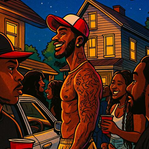 PARTY BACK AT MY PLACE album art