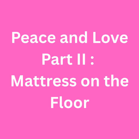 Peace and Love Part II : Mattress on the Floor (Preview) album art