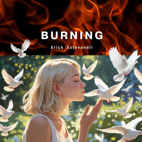 Burning album art