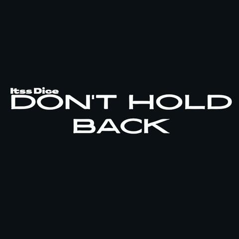 Don't hold back album art