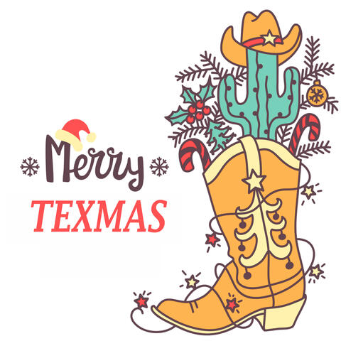 Merry TEXMAS album art