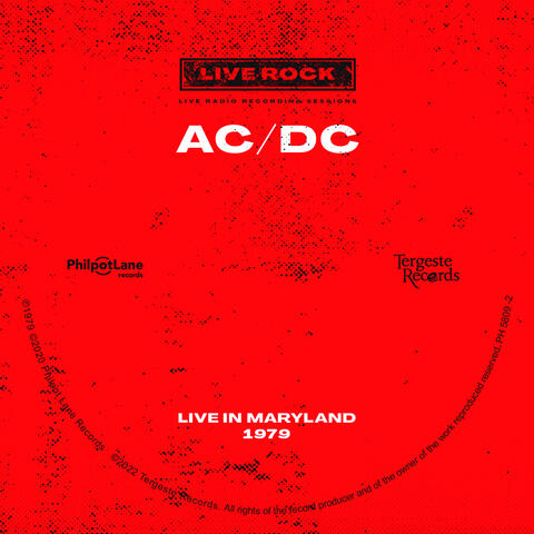Live in Maryland 1979 album art