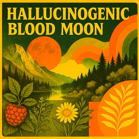 Hallucinogenic Blood Moon album art