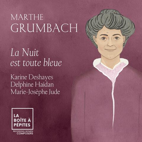 Marthe Grumbach: La Nuit est toute bleue album art