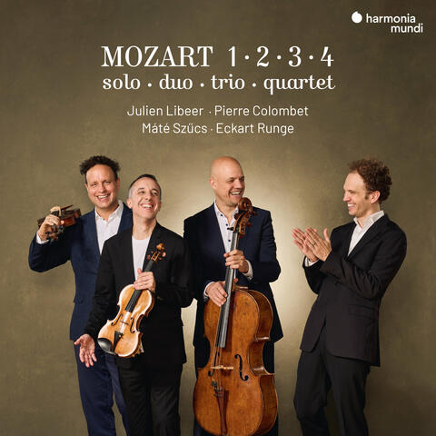 Mozart 1 ∙ 2 ∙ 3 ∙ 4. Solo, Duo, Trio, Quartet album art