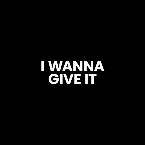 I Wanna Give It album art