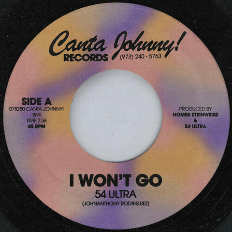 I Won't Go album art