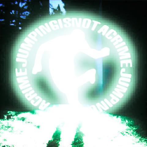 JUMPING IS NOT A CRIME album art