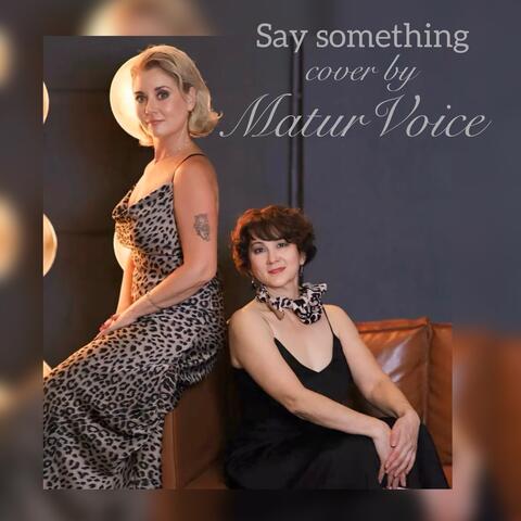 Say something album art