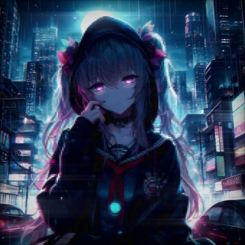 rain at night album art