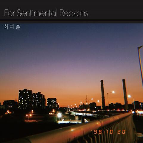 For Sentimental Reasons album art