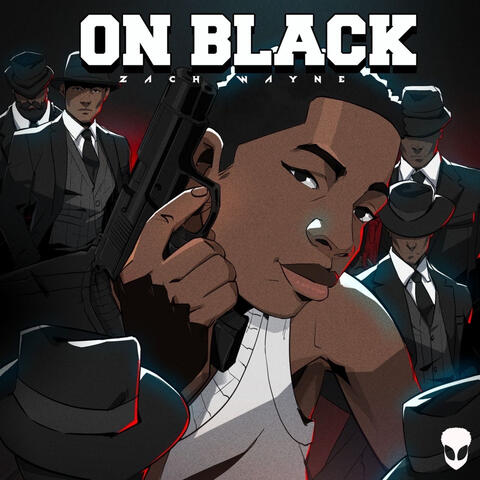 On black album art