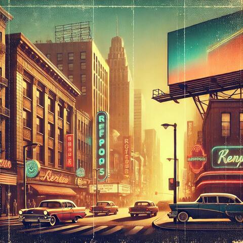 Retro album art