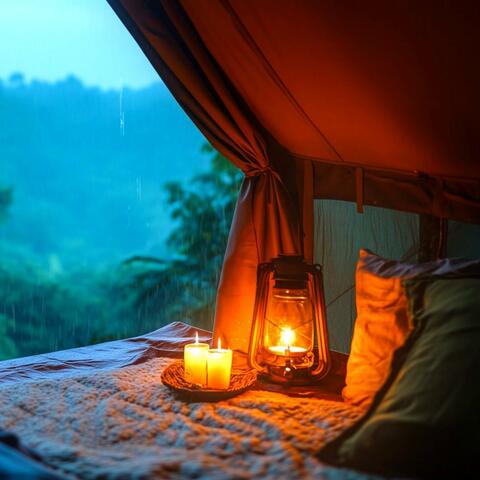 Hurricane Lamp and Rain in a Tent album art