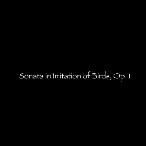 Sonata in Imitation of Birds, Op. 1 album art