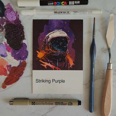 Striking Purple album art
