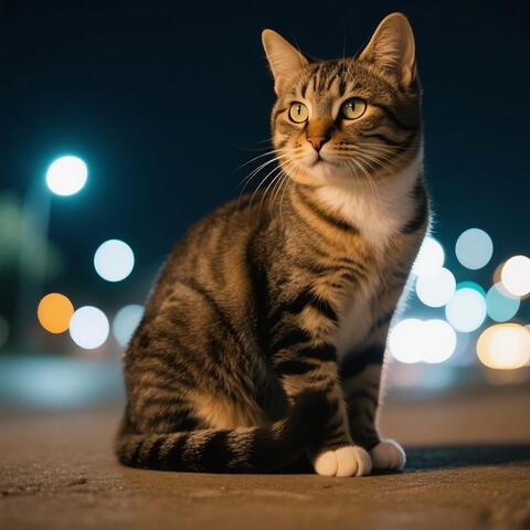 Tranquil Music Comforts Peaceful Cats album art