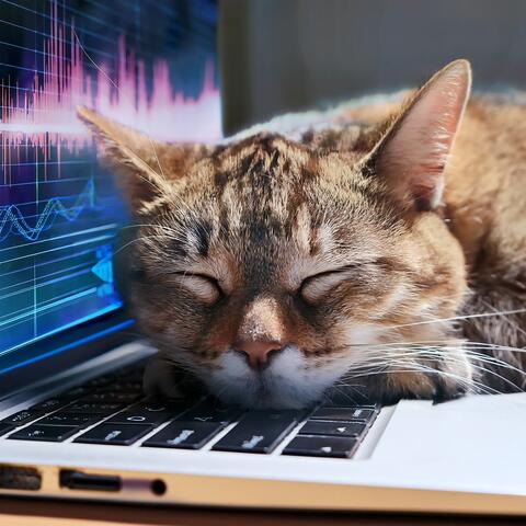 Music That Purrs Behind The Curtains For Cats album art