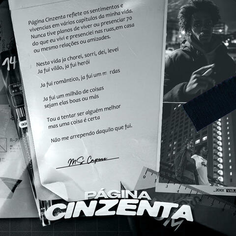 Página cinzenta album art