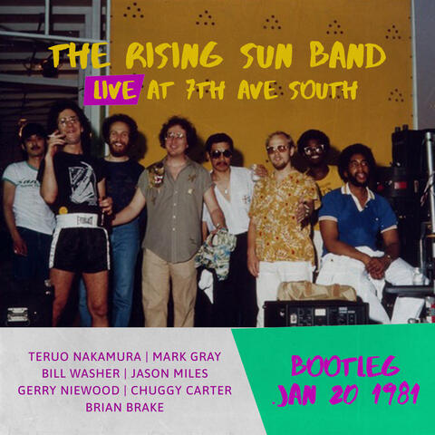 The Rising Sun Band Live at 7th Ave South (bootleg) Jan 20 1981 album art