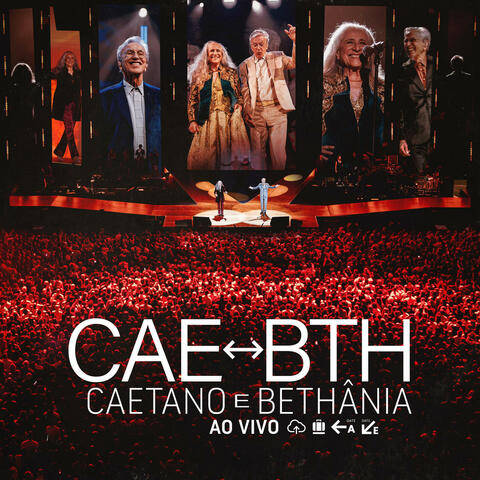 Caetano e Bethânia Ao Vivo album art