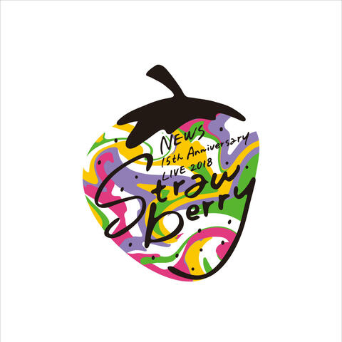 NEWS 15th Anniversary LIVE 2018 "Strawberry" album art