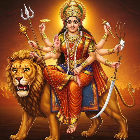 Durga Mantra for Clearing Past Negative Karmas Obstacles 108 Times album art