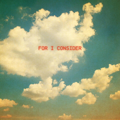 For I Consider album art