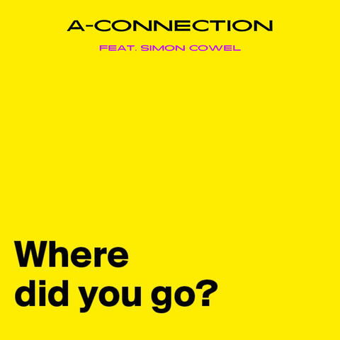 Where Did You Go album art