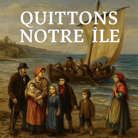 Quittons notre ile album art