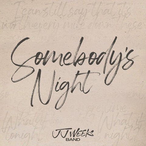 Somebody's Night album art