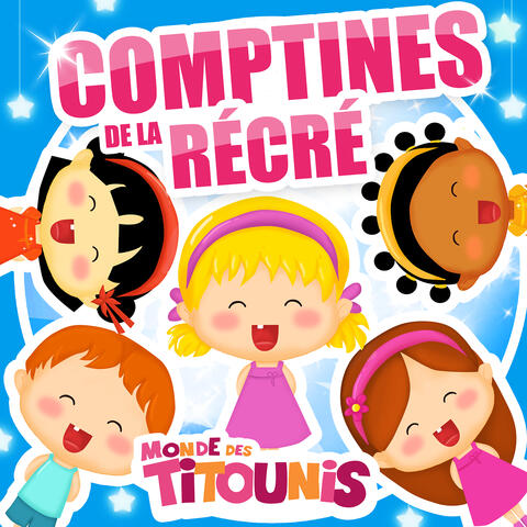 Comptines de la récré album art