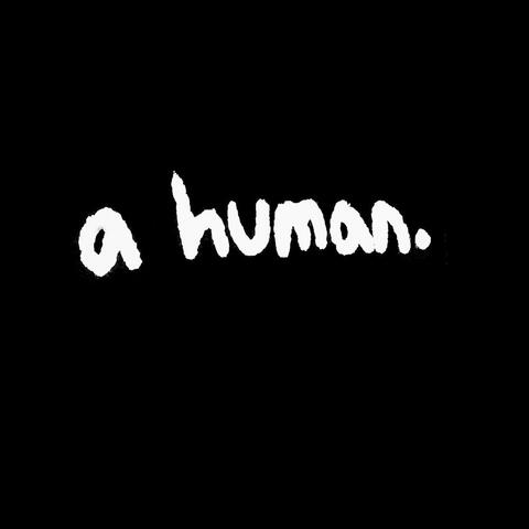 a human. album art