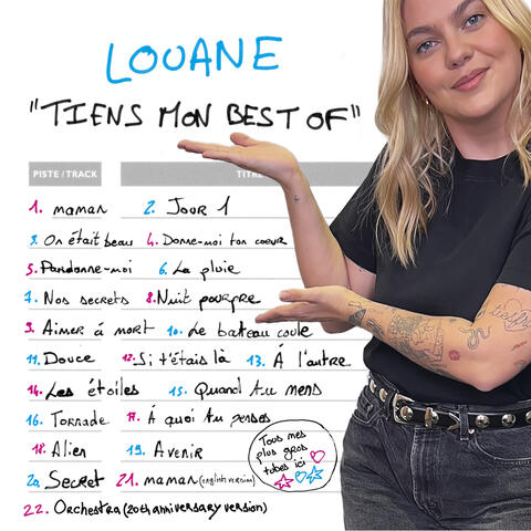 Tiens mon best of album art