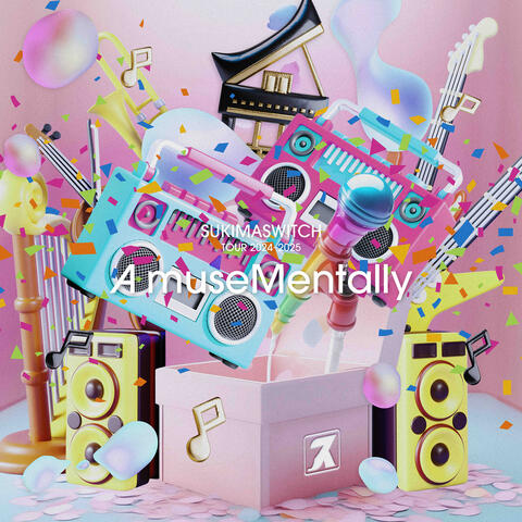 SUKIMASWITCH TOUR 2024-2025 "A museMentally" album art
