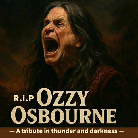 RIP OZZY OSBOURNE (A Tribute in Thunder and Darkness) album art